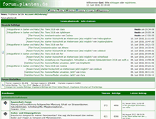 Tablet Screenshot of forum.planten.de
